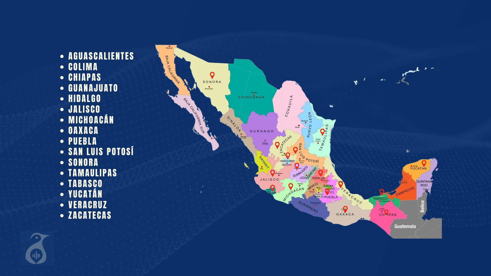 Mapa de Cobertura Nacional