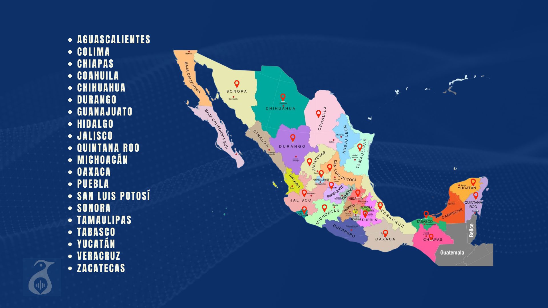 Mapa de Cobertura Nacional