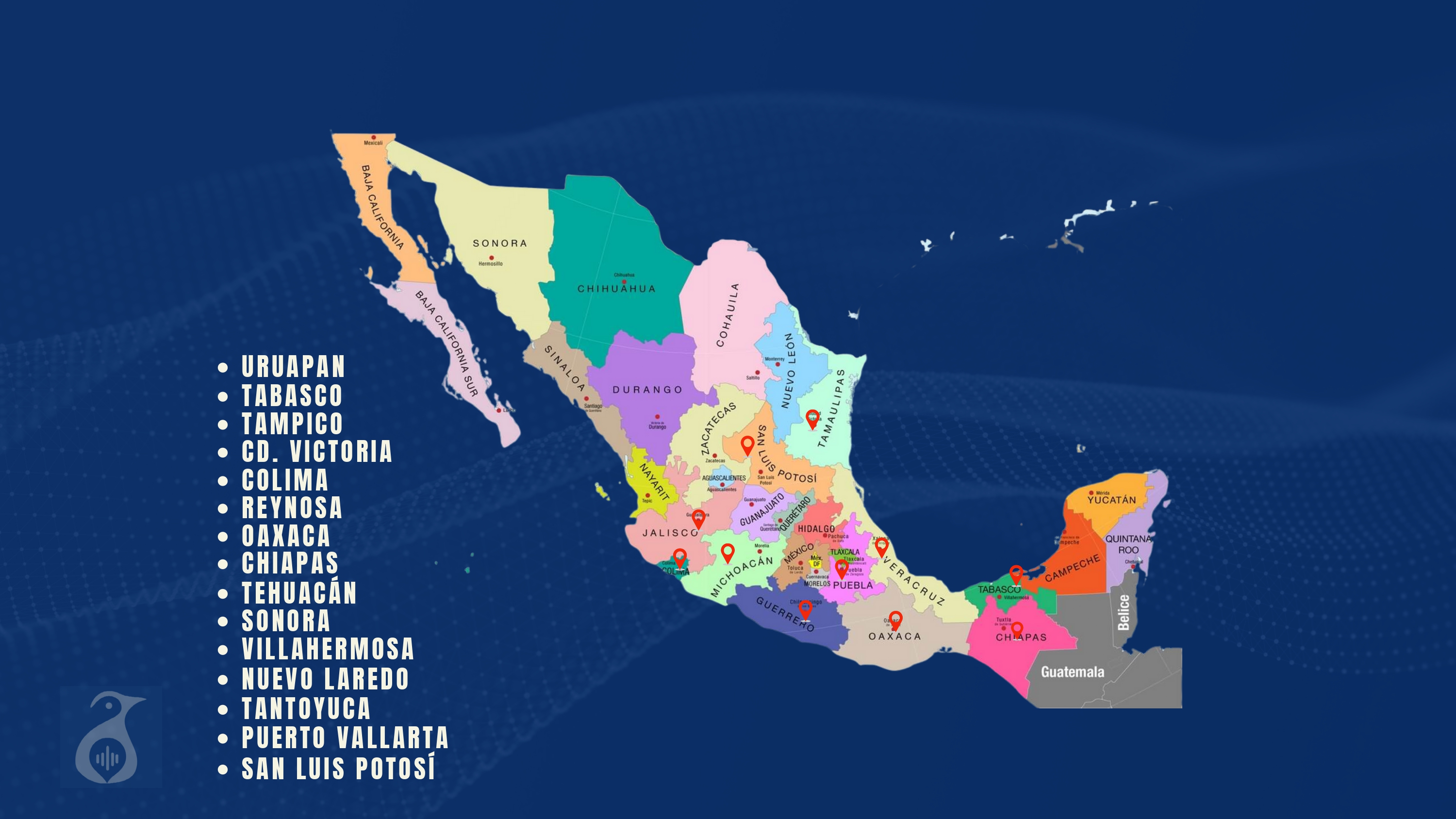 Mapa de Cobertura Nacional